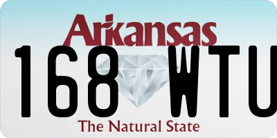 AR license plate 168WTU