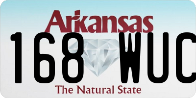 AR license plate 168WUC