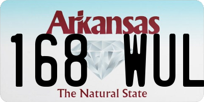 AR license plate 168WUL