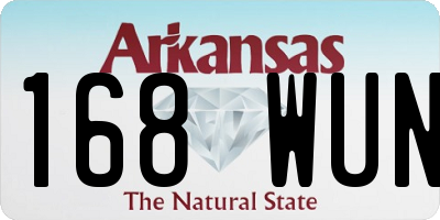 AR license plate 168WUN