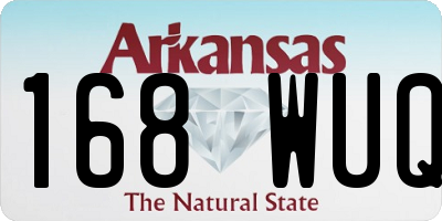 AR license plate 168WUQ