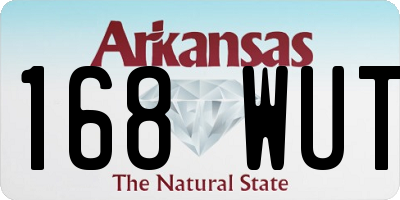 AR license plate 168WUT