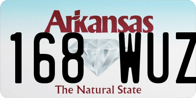 AR license plate 168WUZ