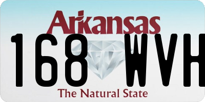 AR license plate 168WVH