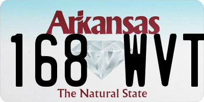 AR license plate 168WVT