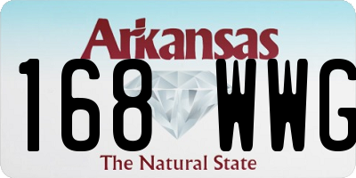 AR license plate 168WWG