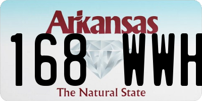 AR license plate 168WWH