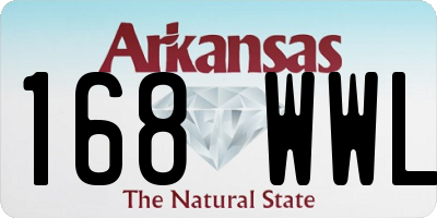 AR license plate 168WWL