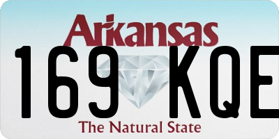 AR license plate 169KQE