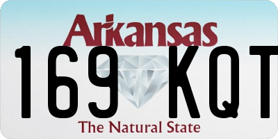AR license plate 169KQT