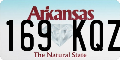 AR license plate 169KQZ