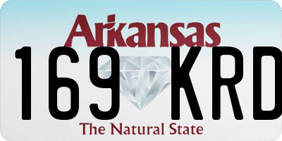 AR license plate 169KRD