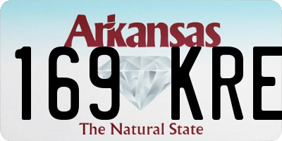 AR license plate 169KRE