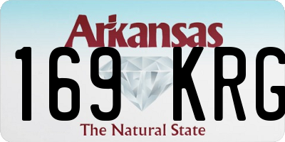 AR license plate 169KRG