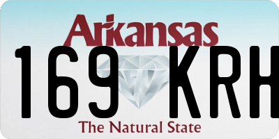 AR license plate 169KRH