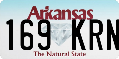AR license plate 169KRN