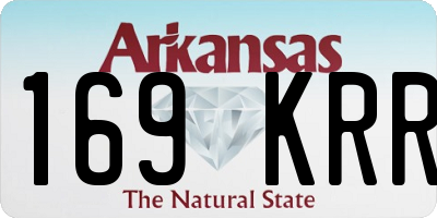 AR license plate 169KRR