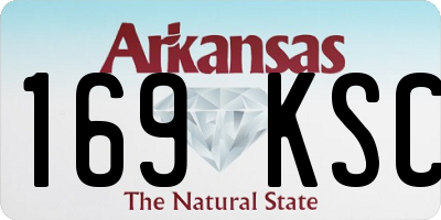 AR license plate 169KSC