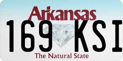 AR license plate 169KSI