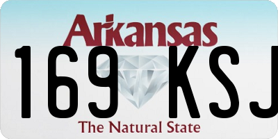 AR license plate 169KSJ