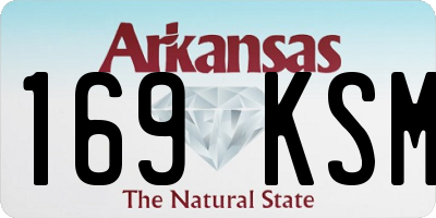 AR license plate 169KSM