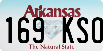 AR license plate 169KSO