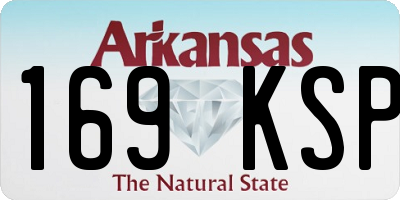 AR license plate 169KSP