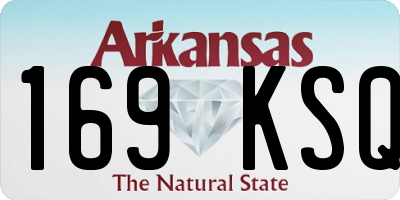 AR license plate 169KSQ