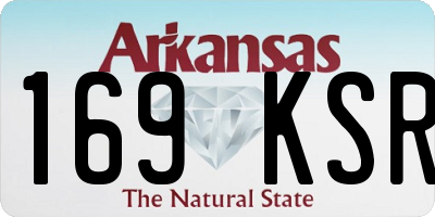 AR license plate 169KSR