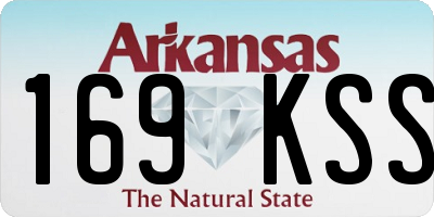 AR license plate 169KSS