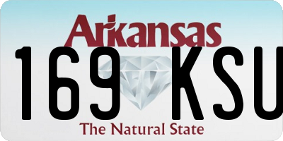 AR license plate 169KSU