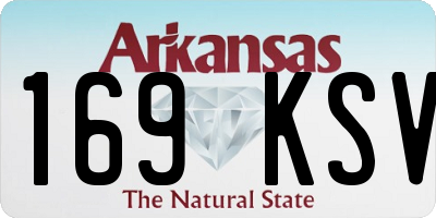 AR license plate 169KSV