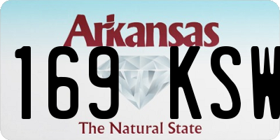 AR license plate 169KSW