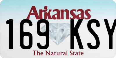 AR license plate 169KSY