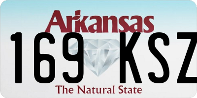 AR license plate 169KSZ