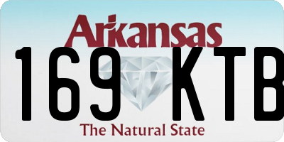 AR license plate 169KTB