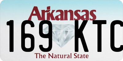 AR license plate 169KTC