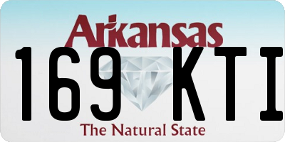 AR license plate 169KTI