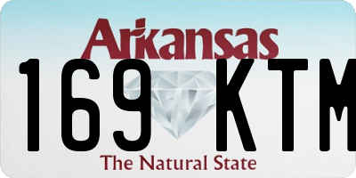 AR license plate 169KTM