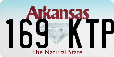 AR license plate 169KTP