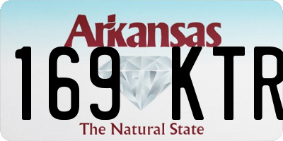 AR license plate 169KTR
