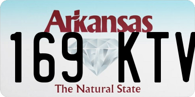 AR license plate 169KTV