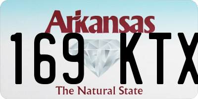 AR license plate 169KTX