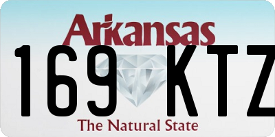 AR license plate 169KTZ