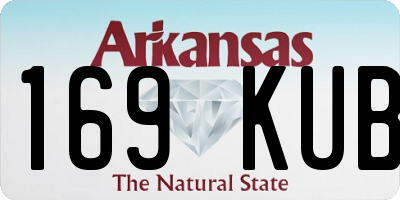 AR license plate 169KUB