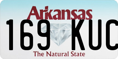 AR license plate 169KUC