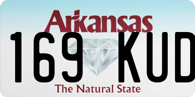 AR license plate 169KUD