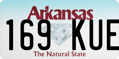 AR license plate 169KUE