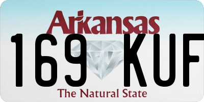 AR license plate 169KUF