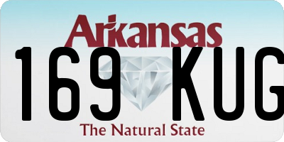 AR license plate 169KUG